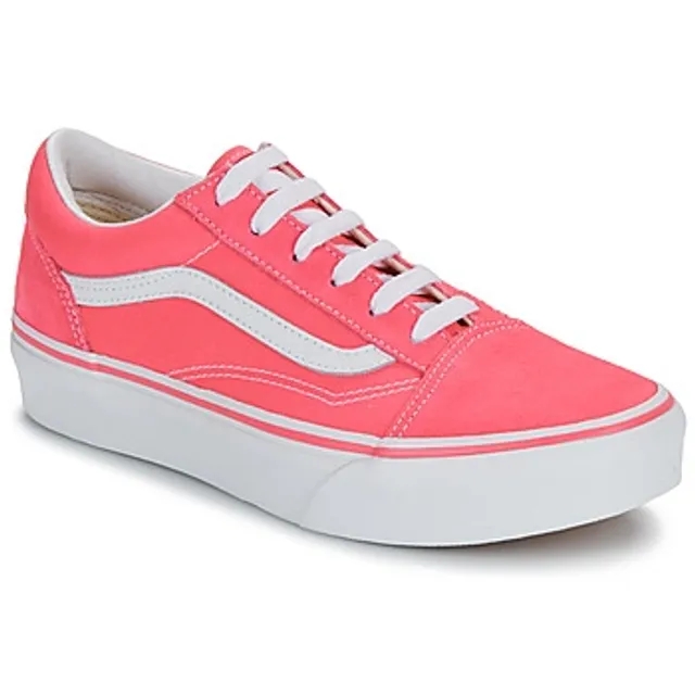 Vans Junior Old Skool Platform Trainer - Pink - Size 6 - Pink