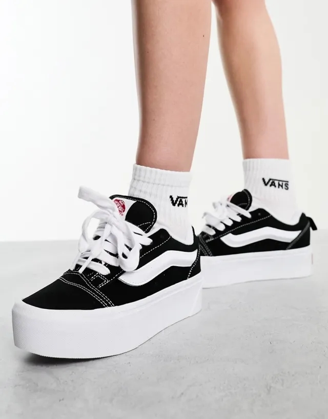 Vans - Knu Stack Shoes, Man, Black