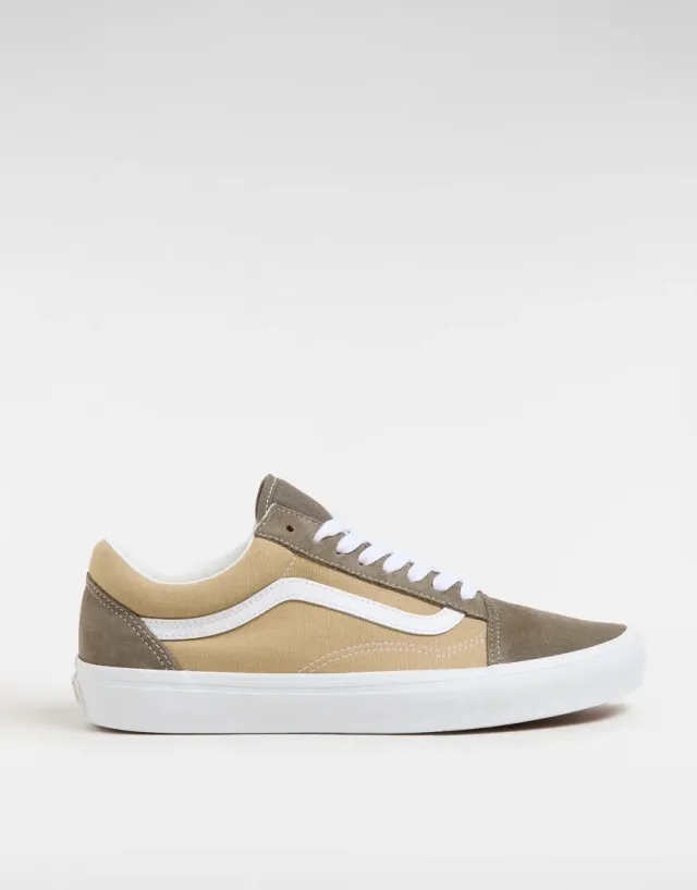 Vans - Old Skool Canvas Suede Shoes, Man, Brown