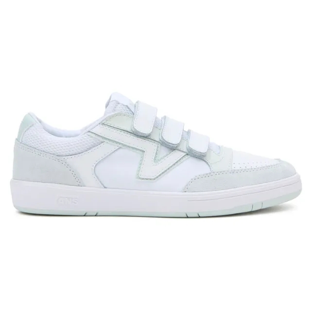 Vans Lowland Comfycush Hook And Loop Shoes (Blue/True White) Unisex Blue
