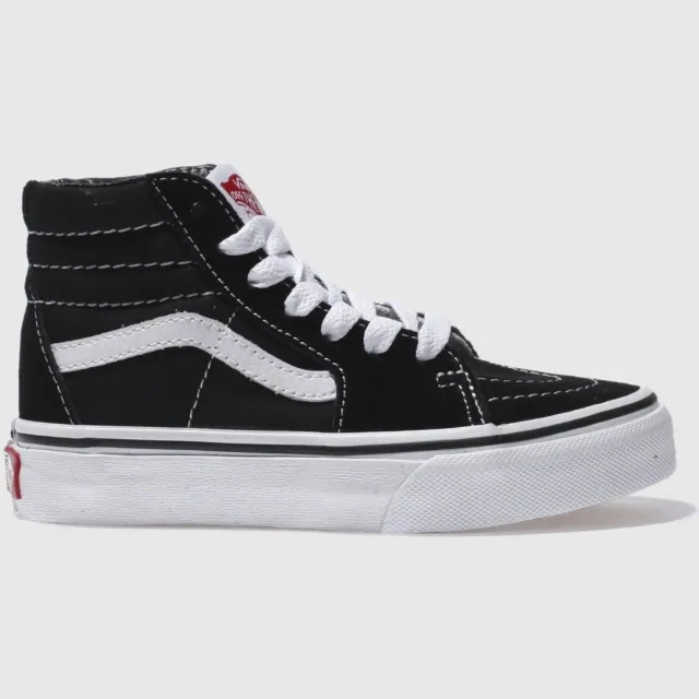 Vans - Kids Sk8-Hi Shoes (4-8 Years), Black