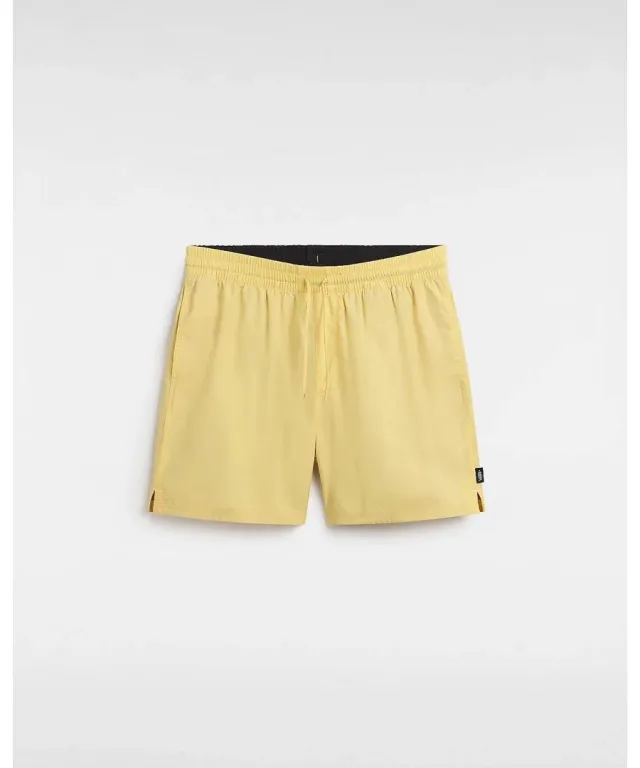 Vans Mens Men’s Primary Solid Elastic Boardshorts in Yellow