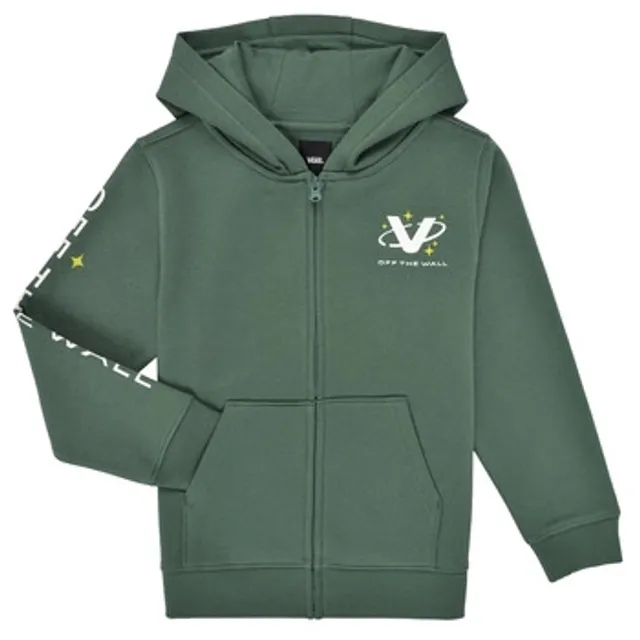 Vans  SPACE CAMP ZIP  boys's Children's sweatshirt in Green