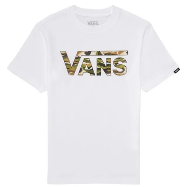 Vans  VANS CLASSIC LOGO FILL  boys's Children's T shirt in White