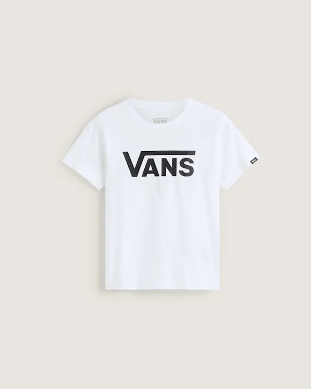 Vans Little Kids Vans Classic Kids T-Shirt (2-8 Years) (White/Black) Little Kids White