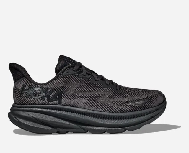 Hoka One One Hoka Men's Clifton 9 Road Running Shoes In Black