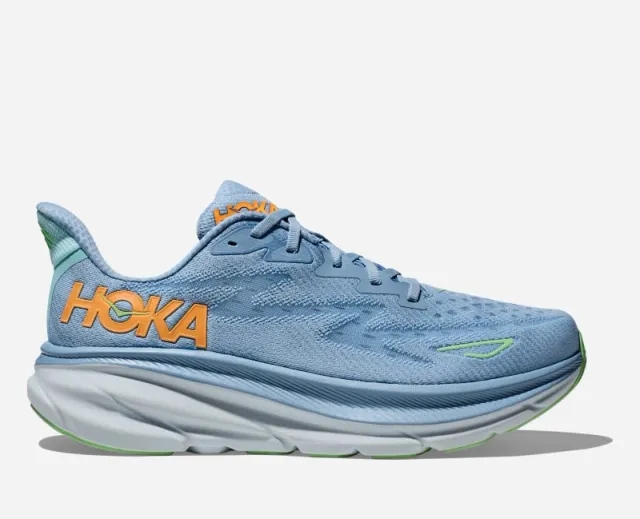 Hoka One One HOKA Men's Clifton 9 Road Running Shoes in Dusk/Illusion