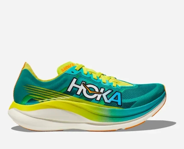 Hoka One One HOKA Rocket X 2 Race Shoes in Ceramic/Evening Primrose
