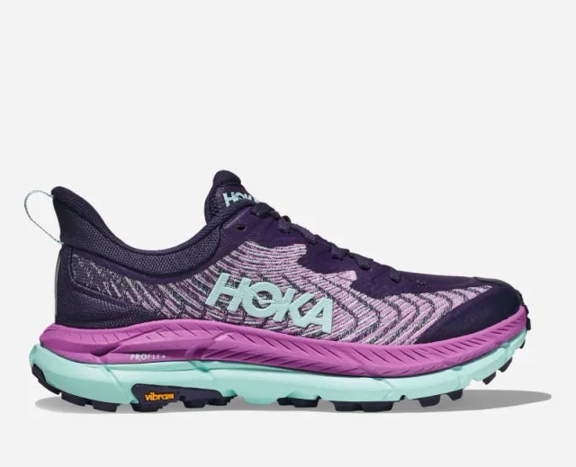 Hoka One One HOKA Women's Mafate Speed 4 Trail Shoes in Night Sky/Orchid Flower