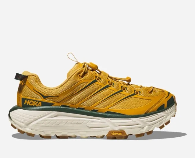 Hoka One One Men's Mafate Three2 Golden Yellow/Eggnog