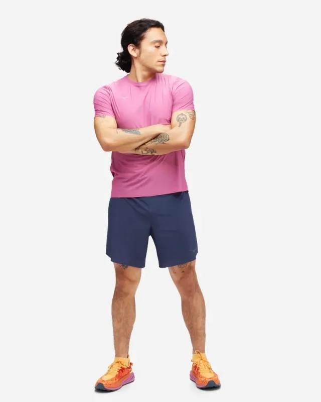 Hoka One One HOKA Men's Airolite Run Top in Beet Root