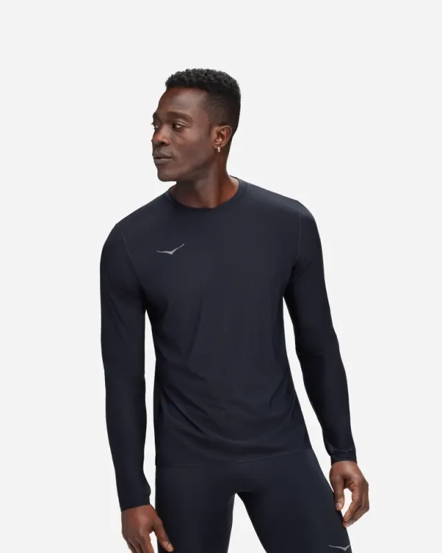 Hoka One One HOKA Men's Airolite Run Long Sleeve in Black