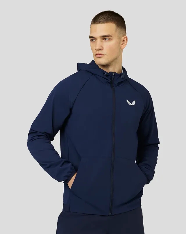Castore Men's Apex Woven Hoody - Navy