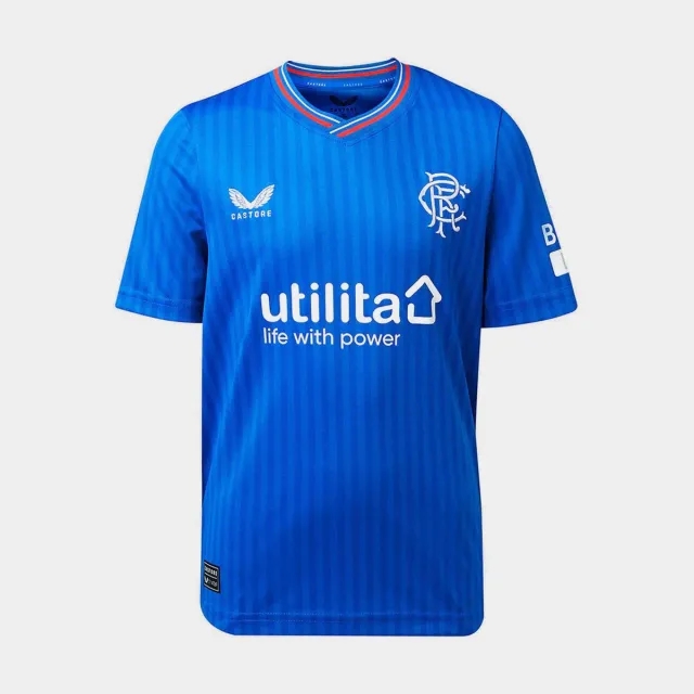 Castore Rangers Kids SS Home Shirt 2023/24