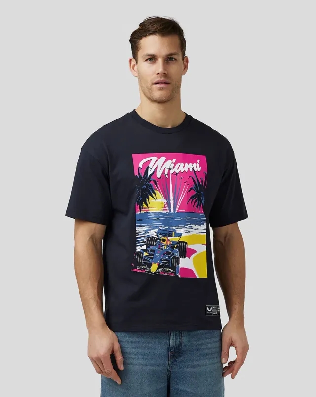 Castore Oracle Red Bull Racing Unisex Miami Short Sleeve Oversized T-shirt
