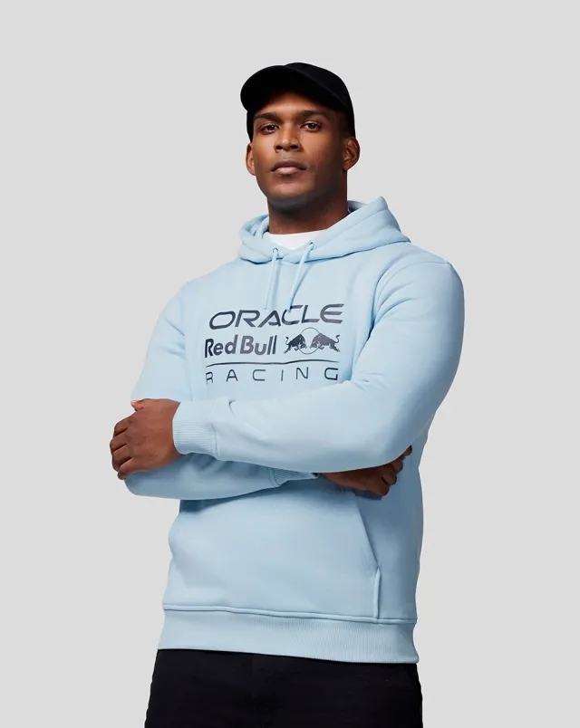 Castore Oracle Red Bull Racing Unisex Core Overhead Hoodie - Dream Blue