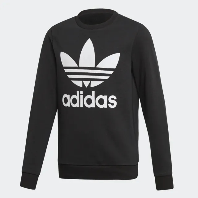 adidas Originals adidas  TREFOIL CREW  girls's Children's Sweatshirt in Black