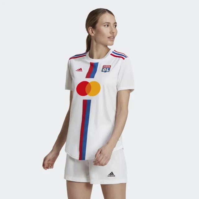 adidas Olympique Lyon Home Shirt 2022-23 - Womens