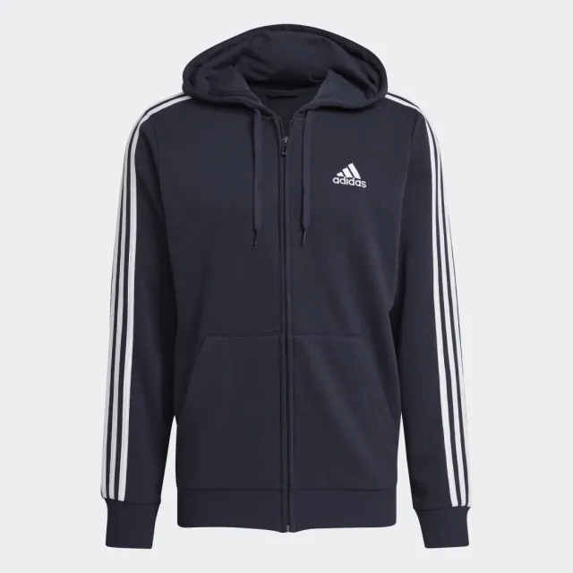 adidas Essentials 3-Stripes Full-Zip Hoodie
