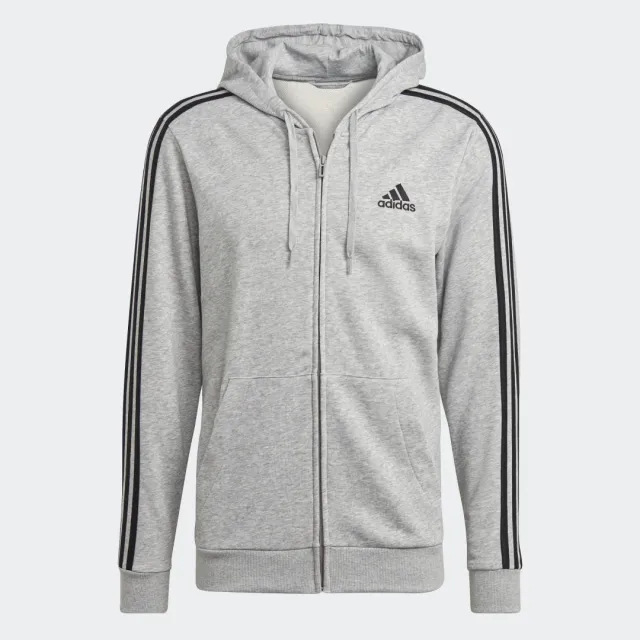 adidas Essentials 3-Stripes Full-Zip Hoodie