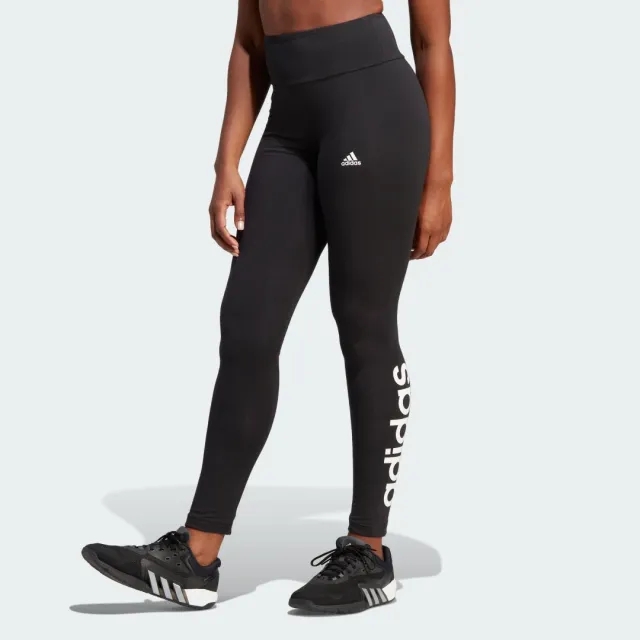 adidas Core Linear Leggings - Blue - Womens