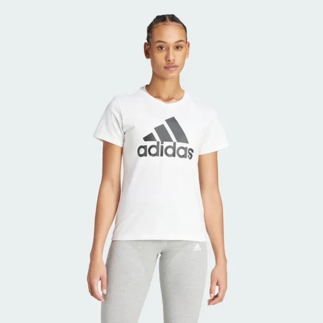 adidas  W BL T  women's T shirt in White