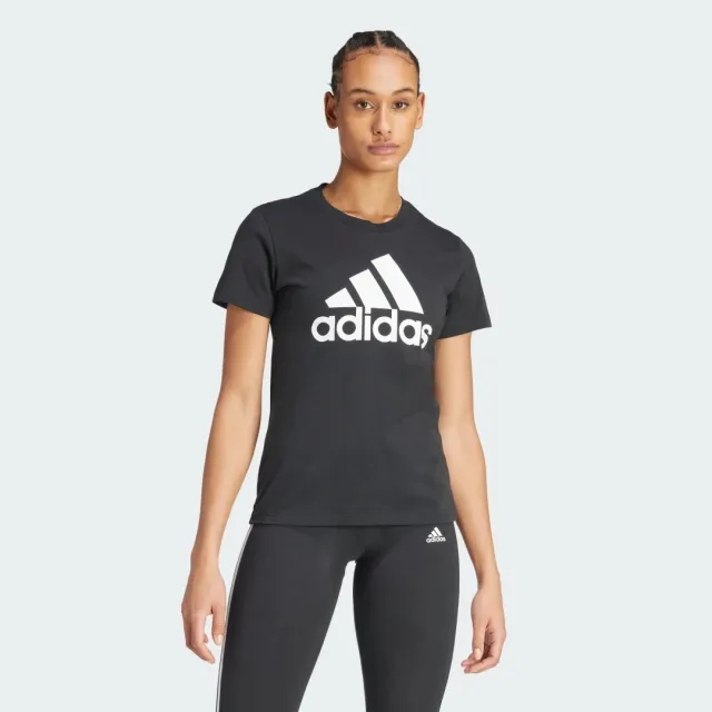 adidas  W BL T  women's T shirt in Black