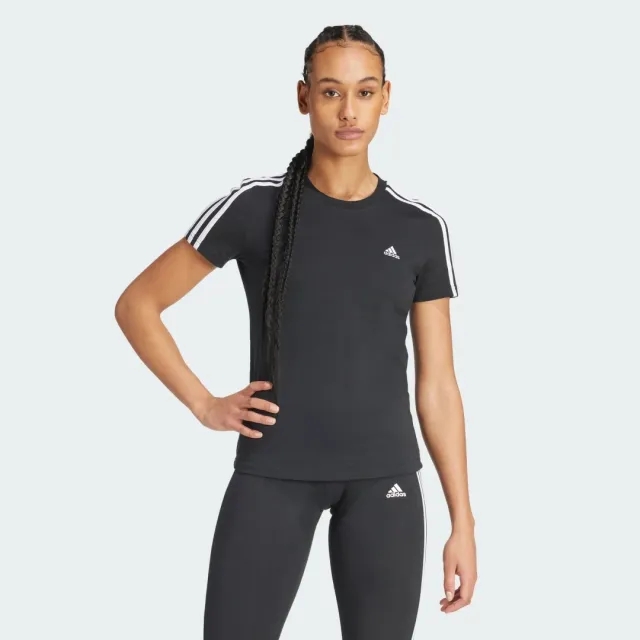 Adidas T-Shirt 3-Stripes - ['Black']