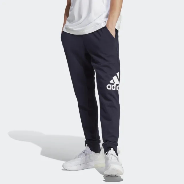 adidas Men Essentials French Terry Tapered Cuff Logo Pants