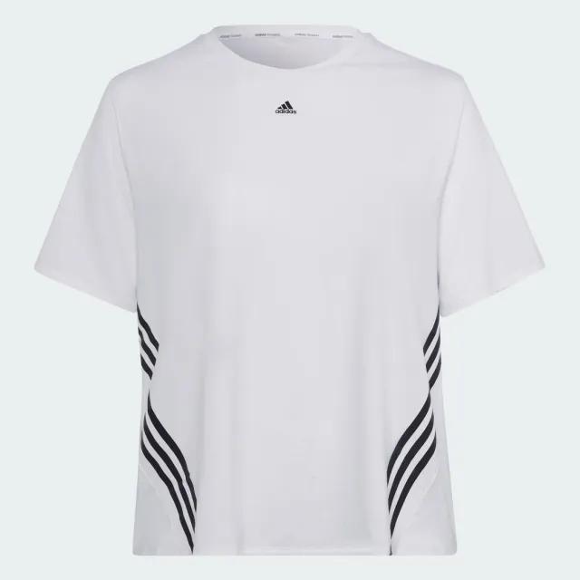 adidas Train Icons 3-Stripes T-Shirt (Plus Size)