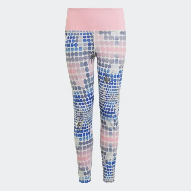 Adidas Dance Allover Print Leggings  - Blue
