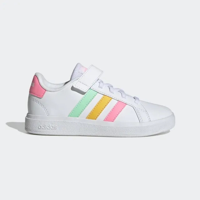 adidas  GRAND COURT 2.0 EL  girls's Children's Shoes (Trainers) in White