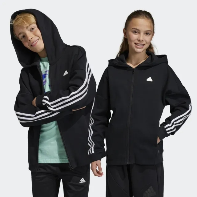 adidas Future Icons 3 Stripes Full Zip Hooded Track Top