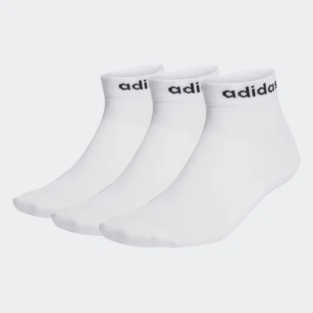adidas Think Linear Ankle Socks 3 Pairs