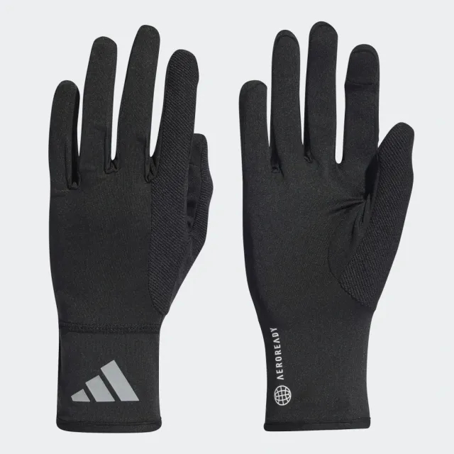 Adidas Performance Aeroready Gloves In Black