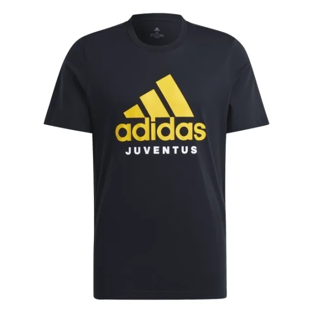 adidas - Juventus DNA Graphic Black T-Shirt Official 2023 / 24