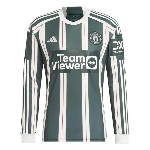 adidas Manchester United Mens LS Away Shirt 2023/24