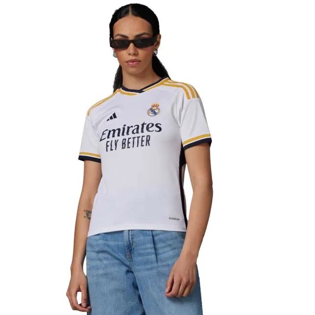 adidas Real Madrid Womens SS Home Shirt 2023/24