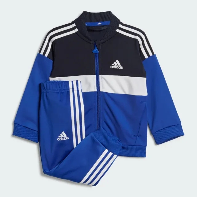 Adidas Tiberio 3 Stripes Colorblock Shiny Long Sleeve Set