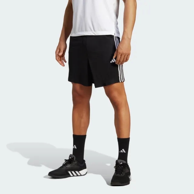adidas 3 Stripe Essentials Pique Training Shorts Mens