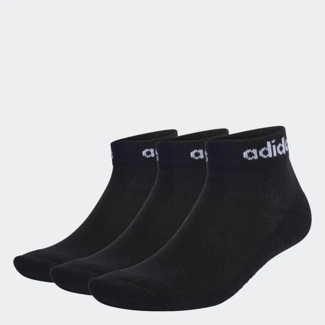 adidas Think Linear Ankle Socks 3 Pairs
