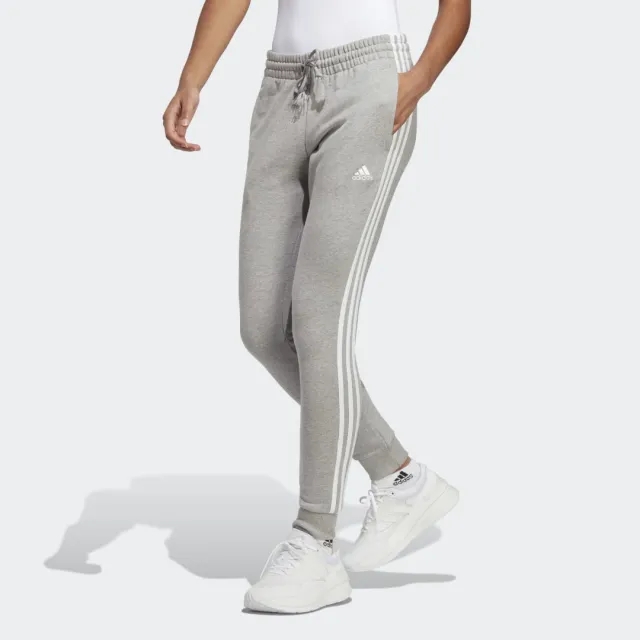 Adidas Essentials 3-stripes Cuffed Joggers + - Grey