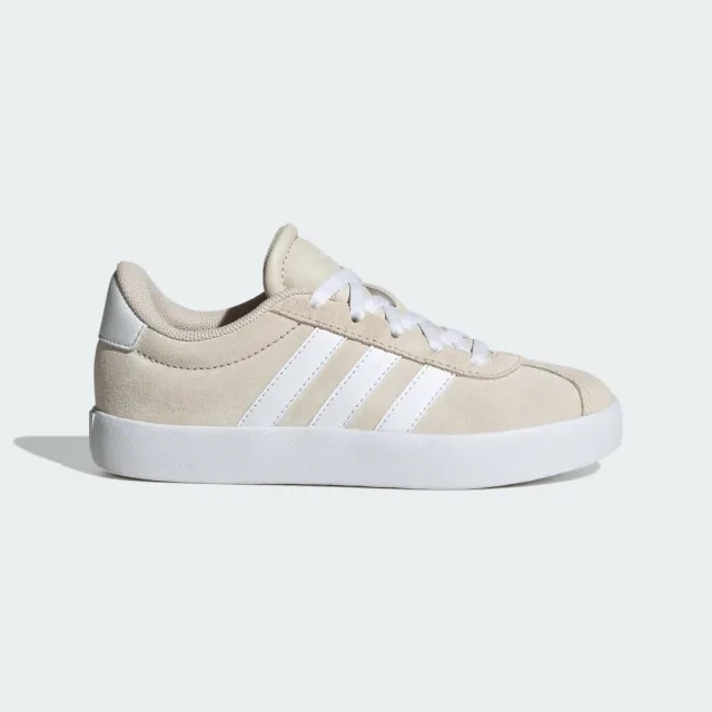 adidas Junior VL Court 3.0 Trainer - Grey - Size 5.5 - Cream