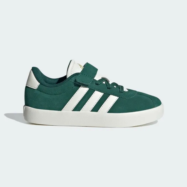 adidas  VL COURT 3.0 EL C  girls's Children's Shoes (Trainers) in Green