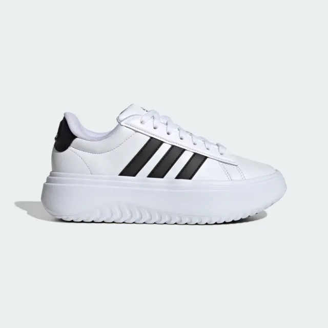 adidas  GRAND COURT PLATFORM  women's Shoes (Trainers) in White