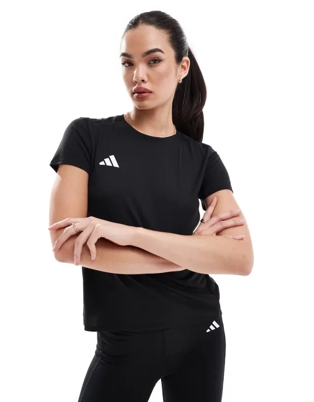 adidas Adizero Essentials Running Shirt Women - Black