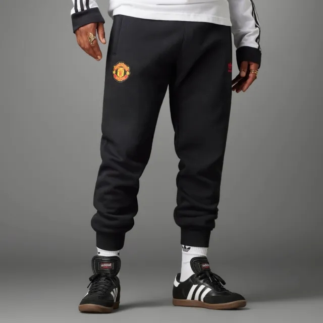 adidas Manchester United Essentials Trefoil Tracksuit Bottoms