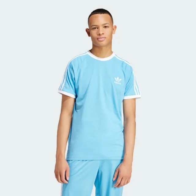 adidas Originals 3-Stripes T-Shirt - Blue - Size L - Blue