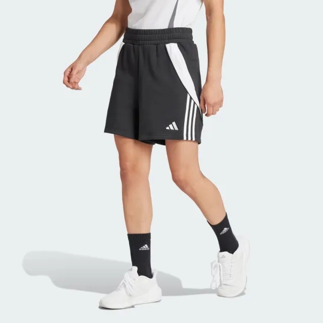Adidas Football Tiro 24 Sweat Shorts In Black