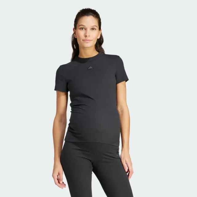 adidas Women Ribbed Fitted Tee Maternity
